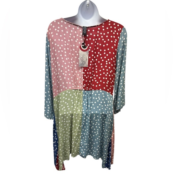 Sacred Threads Blouse L/XL. BL/RD2. 222554 - Picture 2 of 2